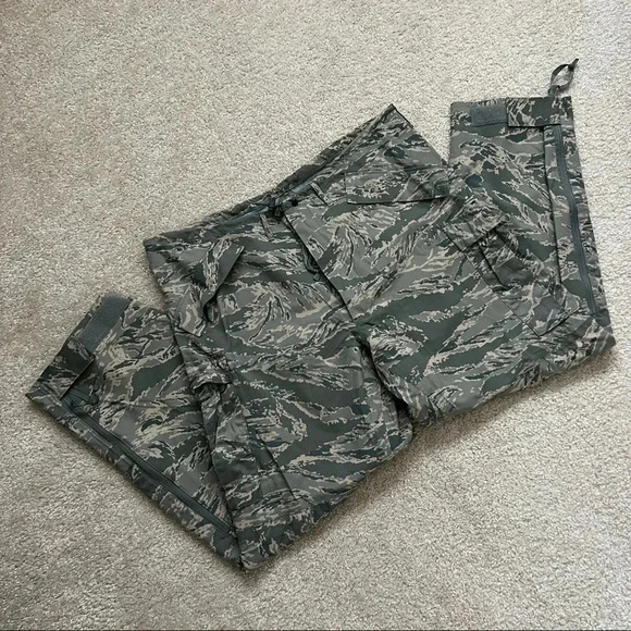 USAF Cold Weather Tiger Stripe Camouflage Trousers Pant XL Long SPM1C1-08-D-1041 - Picture 14 of 16